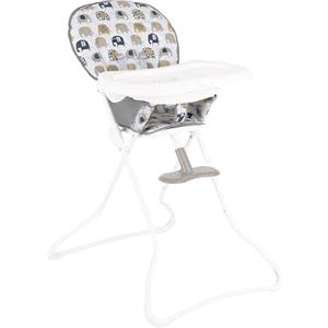Graco - Snack N' Stow Seggiolone pappa - leggero, pieghevole e compatto, da circa 6 mesi a 3 anni (max. 15 kg), fantasia Parade