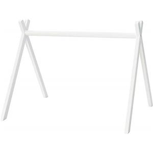 roba Palestrina per Neonati e Bambini - Metodo Montessori - per la Coordinazione - 0-6 mesi - Accessori in Peluche da Appendere - Legno Massiccio - Bianco