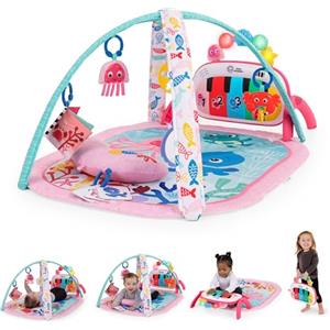 Baby Einstein, Palestrina Multiattività Musicale per Bambini Ocean Explorers 4in1 con Pianoforte, 70+ Suoni, 25+ Minuti di Musica e Luci, 4 Lingue, per Neonati, Rosa (Jellyfish Jamboree)