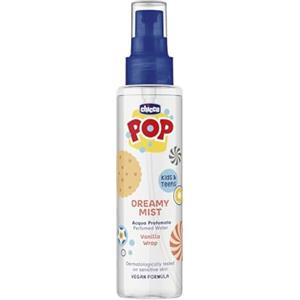 Chicco POP Acqua Profumata Vanilla Wrap, Profumo corpo per Bambini alla Vaniglia, Con Estratto Naturale di Vaniglia, Dermatologicamente Testato, Delicato, 150 ml