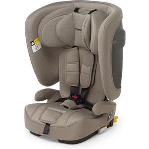 Foppapedretti Progress I-Size, seggiolino auto per bambini da 76 a 150 cm di altezza, 15mesi-12 anni, conforme ECE R129, Sand