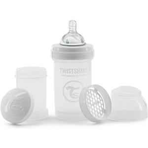 Twistshake Biberon anti-coliche 180 ml per Neonati e più - Bianco