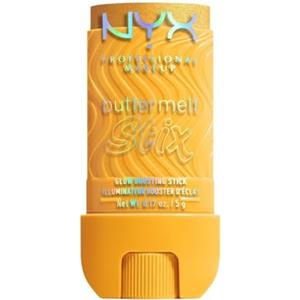 NYX Professional Makeup Buttermelt Glaze Stix, Illuminante in Stick, Fino a 8 ore di tenuta, Per Viso e Corpo, Punta di Precisione, Con Burro di Cocco e Capuaçu, Shade: Worth Melting, 5 g