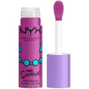 NYX Professional Makeup Saucy Sisters Fat Cheeks Blush, Blush Liquido Idratante, Pelle Luminosa e Idratata, Colore Modulabile, Formula con Peptidi, Olio di Lampone e Kiwi, Shade Lavender Sass, 8 ml