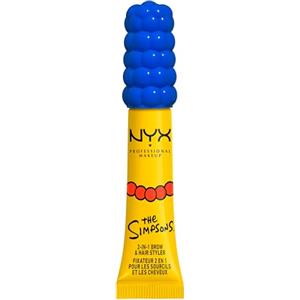 NYX Professional Makeup Gel 2-in-1 Per Sopracciglia e Capelli, A Lunga Tenuta, Effetto Laminazione, Look Definito, Marge Simpson Mega Glue, Colore: Trasparente, 7 ml