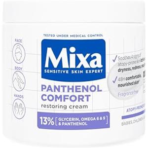 Mixa Panthenol Comfort Crema Lenitiva Protettiva per Pelli Atopiche, 400ml