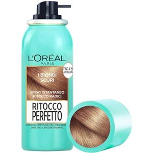 L'Oreal Paris L'Oréal Paris Spray Ritocco Perfetto, Spray Istantaneo per Radici e Capelli Bianchi, Durata fino a 1 Shampoo, Colore: Biondo Scuro, 75 ml