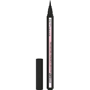 Maybelline New York Eyeliner in penna Hyper Easy, Tratto Continuo, Facile da Applicare, Punta Iper Flessibile, Matte Black (801)