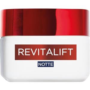 L'Oreal Paris L'Oréal Paris Crema Viso Notte Revitalift, Per Tutti i Tipi di Pelle, Azione Rassodante, Pelle Rimpolpata e Idratata, Arricchita con Elasti-Peptidi e Pro-Retinolo, 50 ml