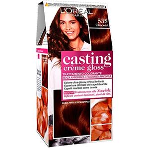 L'Oreal Paris L'Oréal Paris Colorazione Capelli Casting Crème Gloss, Tinta Colore Trattamento senza Ammoniaca per una Fragranza Piacevole, 535 Chocolat