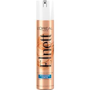 L'Oreal Paris L'Oréal Paris Elnett Lacca per Capelli a Fissaggio Forte, Per Tutti i Tipi di Capelli, Acconciature Perfette per Tutto il Giorno, Non Appesantisce, Con Vitamina B5, Per Uso Quotidiano, 200 ml