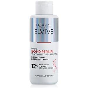 L'Oreal Paris L'Oréal Paris Elvive Bond Repair Pre-Shampoo, Rafforzante, Per Capelli Danneggiati, Ricrea I Legami Interni Del Capello, Con Acido Citrico, 200 Ml