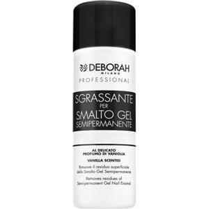 Deborah Milano - Sgrassante per Smalto Semipermanente con Olio di Argan, Effetto Rinforzante e Protettivo, Elimina lo Smalto in Eccesso sull'Unghia, 120 ml