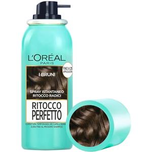 L'Oreal Paris L'Oréal Paris Spray Ritocco Perfetto, Spray Istantaneo per Radici e Capelli Bianchi, Durata fino a 1 Shampoo, Colore: Bruno, 75 ml