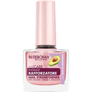 Deborah Milano - Smalto Trattamento Rafforzatore per Unghie Deboli e Sfaldate, con Calcio, Cheratina e Olio di Avocado, Ripara e Dona Nutrizione, 8.5 ml