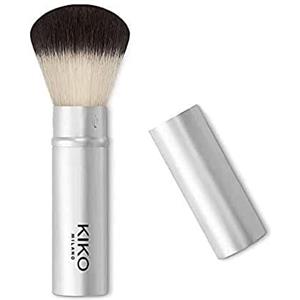 KIKO Milano Smart Allover Powder Brush 104 | Pennello Retraibile Per Applicare Polveri Viso, Fibre Sintetiche