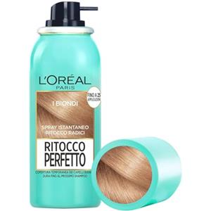 L'Oreal Paris L'Oréal Paris Spray Ritocco Perfetto, Spray Istantaneo per Radici e Capelli Bianchi, Durata fino a 1 Shampoo, Colore: Biondo, 75 ml