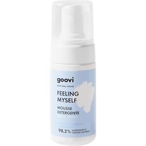 Goovi, Feeling Myself, Mousse Detergente Viso per Pelli Sensibili, Idratante e Lenitiva con Acqua di Fiordaliso e Camomilla, Ingredienti di Origine Naturale, Vegan, 100 ml