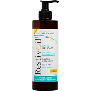 RestivOil Extra Delicato Shampoo Olio Idratante per Capelli da Normali a Delicati, 400ml, 400 millilitro, 1