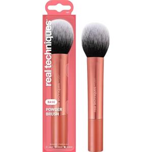 Real Techniques Pennello da trucco in polvere morbido, per fissare cipria, bronzer e fard, trasparente,1 confezione