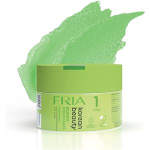 Fria Korean Beauty Burro Struccante Purificante con Centella Asiatica, Rimuove il Trucco Waterproof, Testato su Occhi e Pelli Sensibili, Delicato su Occhi e Ciglia, Confezione da 80ml