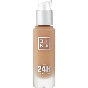 3INA MAKEUP - The 24h Foundation 618 - Sabbia Con Sottotono Neutro/Rosa - Fondotinta Coprente Professionale - Liquido per Colore Uniforme - Vegan - Cruelty Free