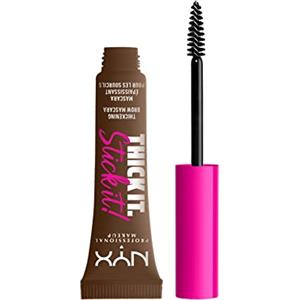 NYX Professional Makeup Thick It. Stick It! Mascara per Sopracciglia, Colora e Infoltisce per 16H di Durata, Brunette