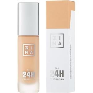 3INA MAKEUP - The 24h Foundation 636 - Nudo giallo Fondotinta con Sottotono Giallo - Fondotinta Coprente Professionale - Fondotinta Liquido per Colore Uniforme - Vegan - Cruelty Free