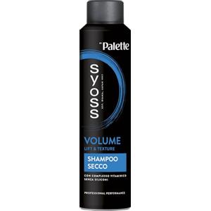 Syoss Palette Shampoo Secco Volume Lift & Texture 200 ml, Shampoo a secco con complesso vitaminico che dona volume in un istante, Dry shampoo volumizzante capelli senza siliconi e con formula vegana