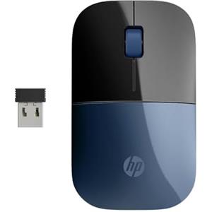 HP Z3700 Mouse Wireless, Sensore Preciso, Tecnologia LED Blue, 1200 DPI, 3 Pulsanti, Rotella Scorrimento, Ricevitore USB Wireless 2.4 GHz Incluso, Design Pratico e Confortevole, Lumiere Blue