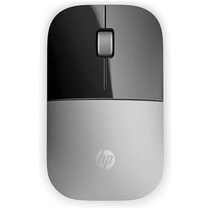 HP Z3700 Mouse Wireless, Sensore Preciso, Tecnologia LED Blue, 1200 DPI, 3 Pulsanti, Rotella Scorrimento, Ricevitore USB Wireless 2.4 GHz Incluso, Design Pratico e Confortevole, Argento