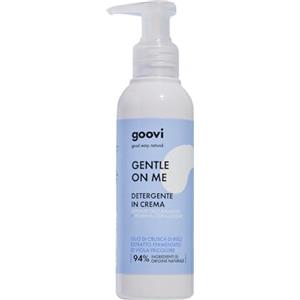 Goovi, Gentle on Me Detergente Viso in Crema per Pelle Secca e Sensibile, Rimuove Delicatamente Trucco e Impurità, Preserva l'Idratazione e Protegge la Barriera Cutanea, Ingredienti Naturali, 140ml