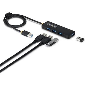 StarTech Hub USB-A 4 Porte 5Gbps, Cavo da 61cm (H5A4A-USB-HUB-2)