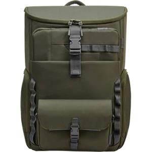 HP Zaino Modulare per Notebook fino a 15.6", 3 Prodotti in 1, Tasche Interne e Esterne, Vani Imbottiti, Resistente all'Acqua, Tracolla Removibile, Creato con Materiale Riciclato, Grigia/Verde