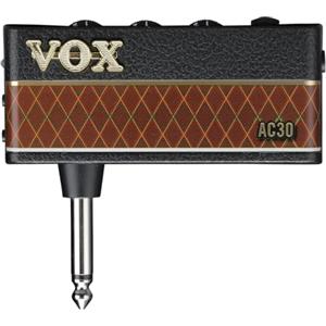 VOX - AMPLUG 3 AC30, Amplificatore Portatile per Chitarra Elettrica, a Batteria, Classico suono Top Boost AC30, Effetti/Tremolo/Chorus/Delay/Reverb,Controlli Gain/Tone/Volume, Jack cuffia e Jack AUX