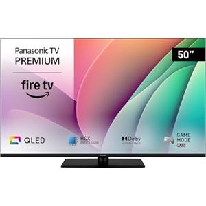 Panasonic Premium TV-50W80AEZC, 50 Pollici TV QLED 4K Ultra HD, Fire TV