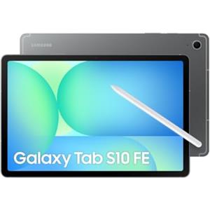 Samsung Galaxy Tab S10 FE, 3 anni di garanzia, Tablet Android, Display 10.9" LCD, Wifi, RAM 12GB, 256GB, 8.000 mAh, S Pen, Android 15, IP68, Gray [Versione italiana]