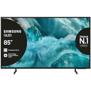 Samsung QLED 4K Vision AI Smart TV 85'' QE85Q7F4AUXZT, Q4 Processor, 100% Volume Colore con Quantum Dot, Motion Xcelerator, OTS Lite & Adaptive Sound, SlimLook Design, 2025
