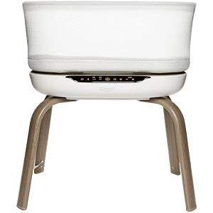 Graco - Eluma™ Nest Culla fianco letto, con tecnologia di rilevamento del pianto, oltre 1000 combinazioni tra movimenti e suoni per calmare, dalla nascita fino a 6 mesi circa (max. 9 kg), colore Luna