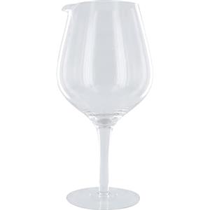 Saveur & Dégustation Caraffa per Vino in Vetro con Gambo Gigante