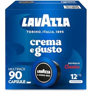 Lavazza, A Modo Mio Crema e Gusto Risveglio Classico, 90 Capsule Caffè
