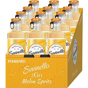 Sovinello 2Go - Spritz al melone, Cocktail Frizzante a base di vino bianco italiano (12 x 0,275 L)