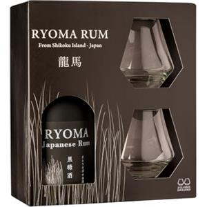 RYOMA Rum Special Pack + 2 bicchieri logati