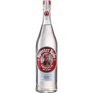 Rooster Rojo Blanco Tequila - Creata con il 100% di agave Weber Blue - Doppia distillazione, filtrata con l'argento, invecchiata in botte - 38% Vol - 70cl (700ml / 0,7litri) - Bottiglia di vetro