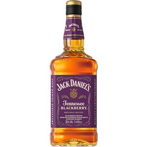 JACKDANIEL'S Jack Daniel's Tennessee Blackberry - Whiskey con Liquore alla mora, 35% Vol., Bottiglia in Vetro da 100 cl