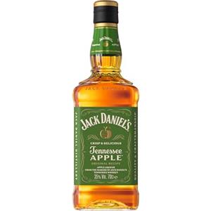 JACKDANIEL'S Jack Daniel's Tennessee Apple - Whiskey alla Mela Verde, Liquore Americano dal Gusto Fresco e Dolce, Aroma Naturale di Mela Croccante, 35% Vol., Bottiglia in Vetro da 70 cl