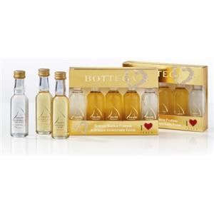 Bottega Mignonettes Grappe - 2 Grappa Sandro 38% 30ml & 3 Grappa Sandro Fumé 38% 30ml