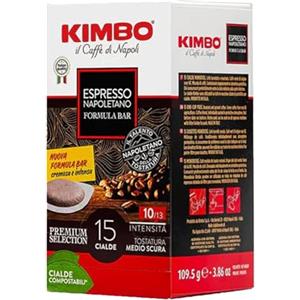 Kimbo 120 Cialde Caffè Compostabili ESE, Espresso Napoletano