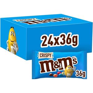 M&M's Crispy Confetti al Cioccolato con Riso Soffiato 24 Bustine 864g