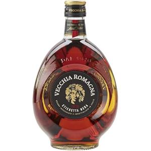 Vecchia Romagna Etichetta Nera 100cl - Brandy con doppio invecchiamento, gusto elegante e deciso. 38% vol.